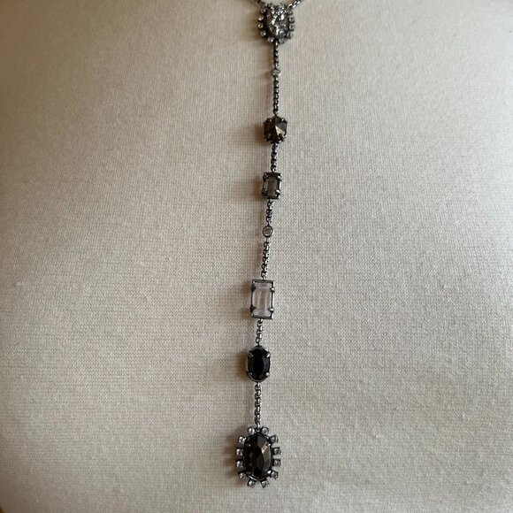 KENDRA SCOTT - Liesl Y-Necklace - Quartz, Pyrite, Apatite, Amethyst -- Like New - Picture 4 of 8